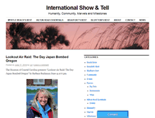 Tablet Screenshot of internationalshowandtell.com